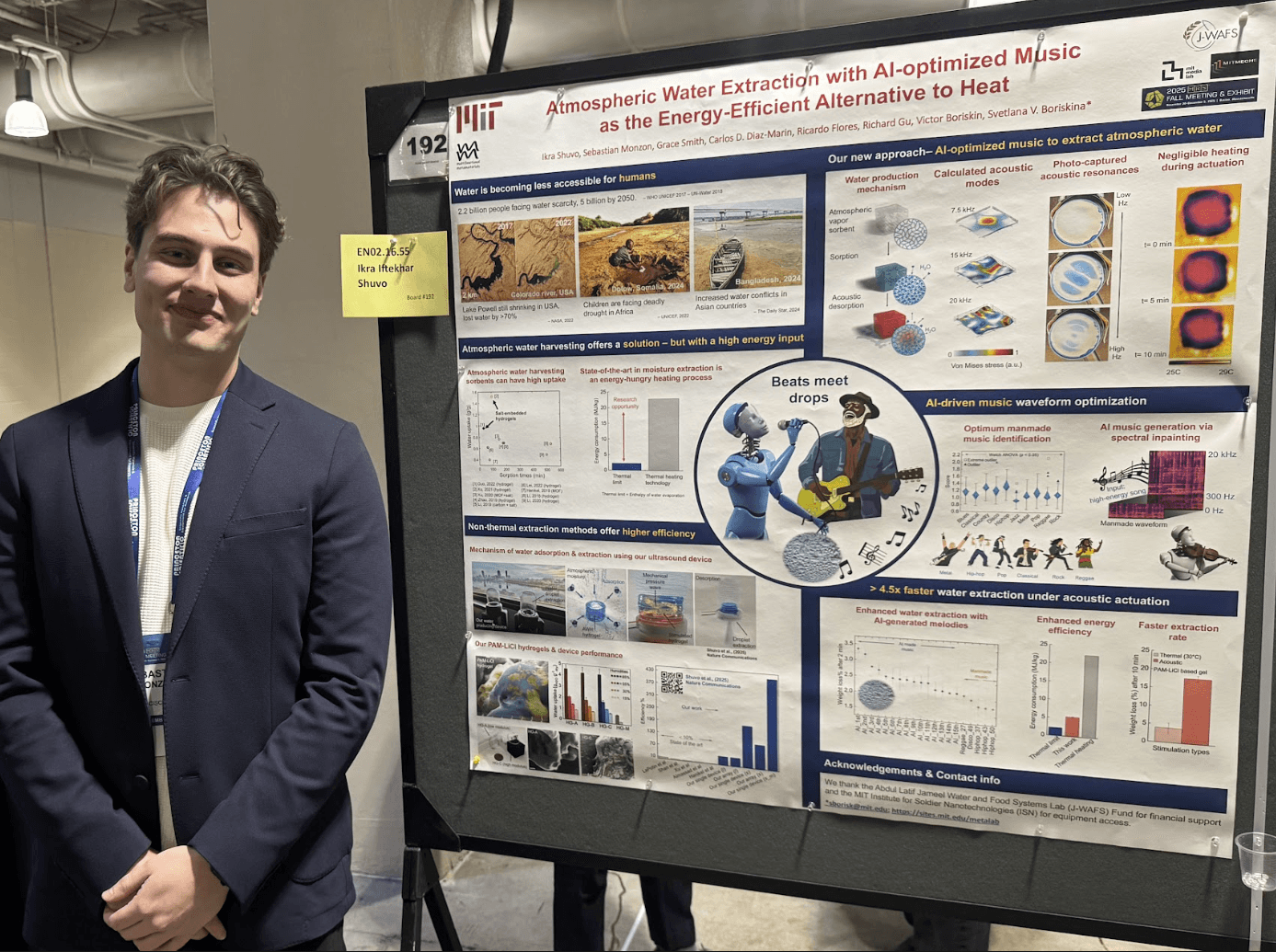 In collaboration with researchers at the MIT Department of Mechanical Engineering and Media Lab, I developed a Stable Diffusion-based pipeline (inspired by Riffusion) for Mel-spectrogram inpainting. The model reconstructs masked audio regions, keeping optimal frequencies intact. I am currently experimenting with CLIP soft tokens to directly generate improved hydrogel music without inpainting and an audio equalizer I designed based on band performance correlations and SHAP analysis.