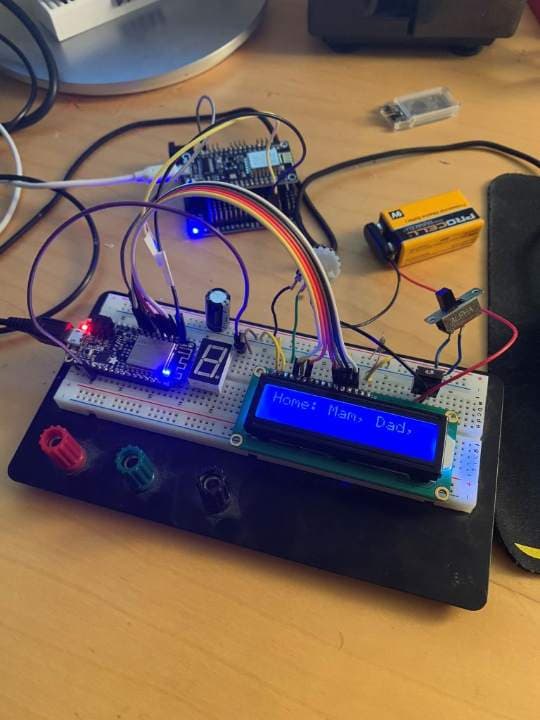 Because living in an attic made it hard to tell who was home, I created an ESP8266-based device that detected nearby phones by MAC address and sent notifications. I eventually decommissioned it—effective, but a little too Black Mirror.